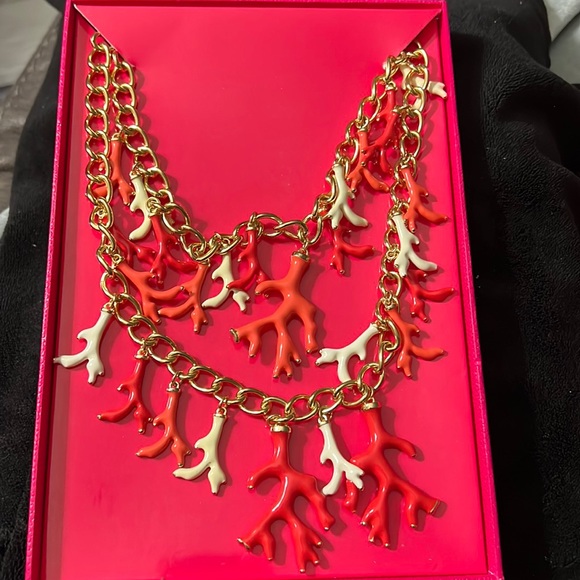 Lilly Pulitzer island coral necklace